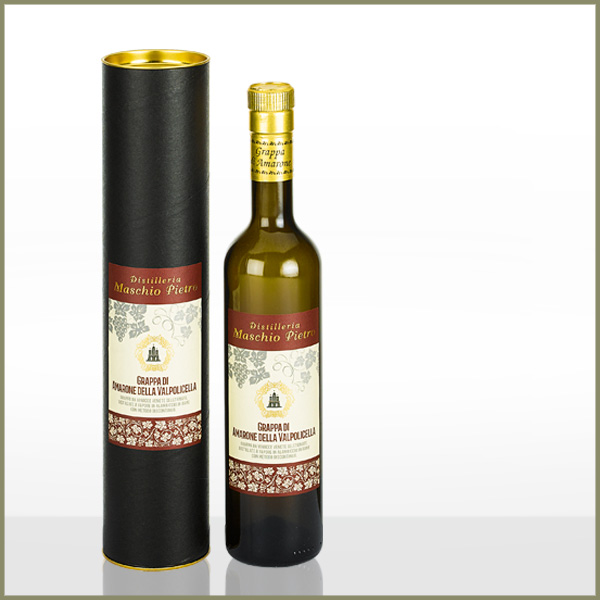 Grappa di Amarone affinata in rovere